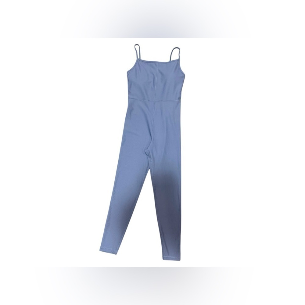 NWT Old Navy PowerSoft Ribbed 7/8 Cami Bodysuit Ribbed Storm Cloud Size small - Picture 7 of 16